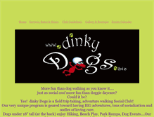 Tablet Screenshot of dinkydogs.biz